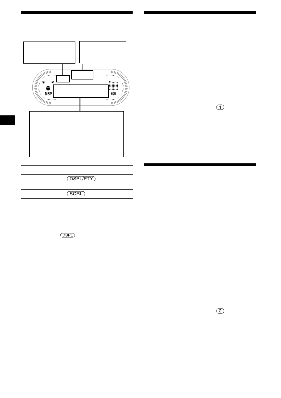 Display items, Playing tracks repeatedly, Repeat play | Playing tracks in random order, Shuffle play, Display items playing tracks repeatedly, 24 display items | Sony XR-CA630X User Manual | Page 24 / 150