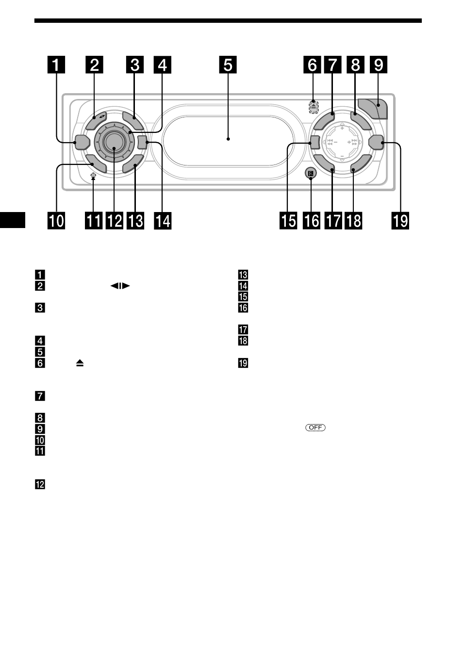 Lage und funktion der teile und bedienelemente, Lage und funktion der teile und, Bedienelemente | 4lage und funktion der teile und bedienelemente | Sony XR-CA630X User Manual | Page 34 / 150