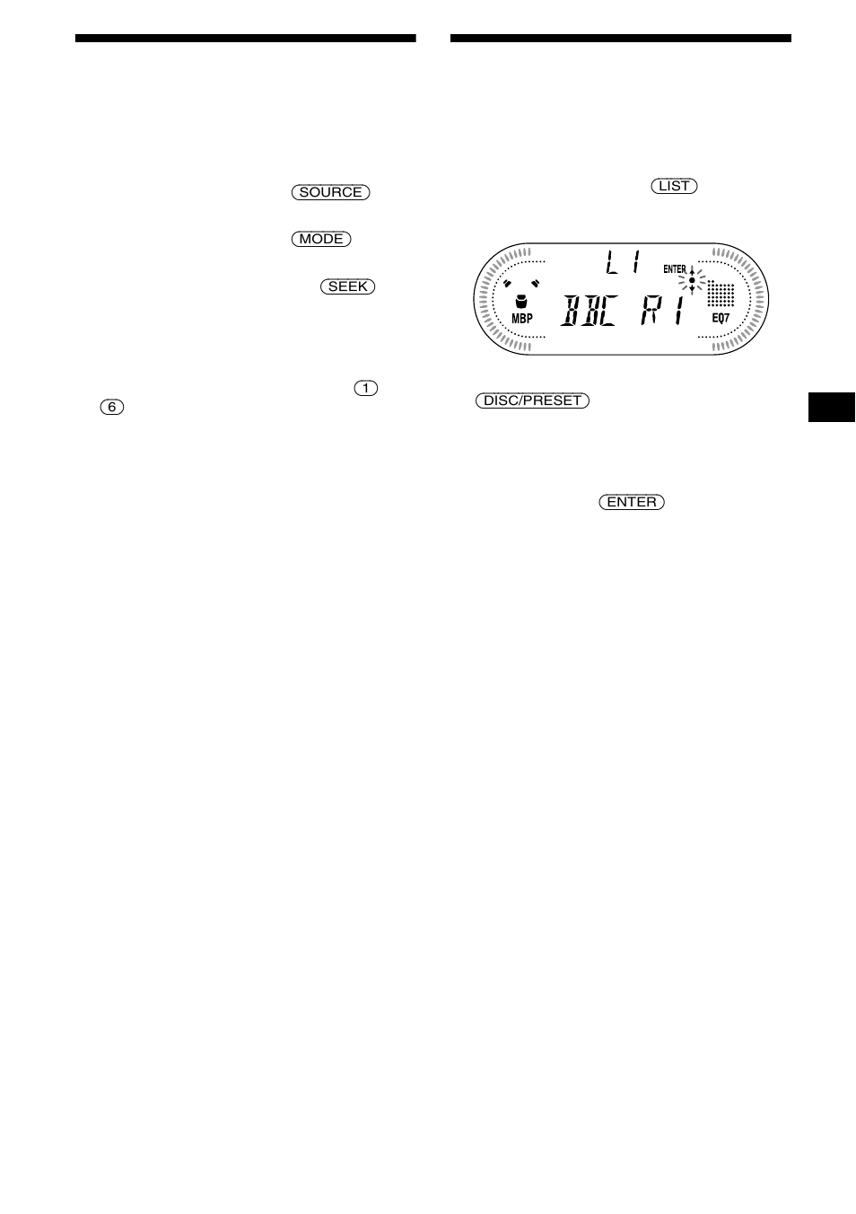 Speichern bestimmter radiosender, Einstellen eines senders anhand einer liste, List-up | 11 speichern bestimmter radiosender | Sony XR-CA630X User Manual | Page 41 / 150