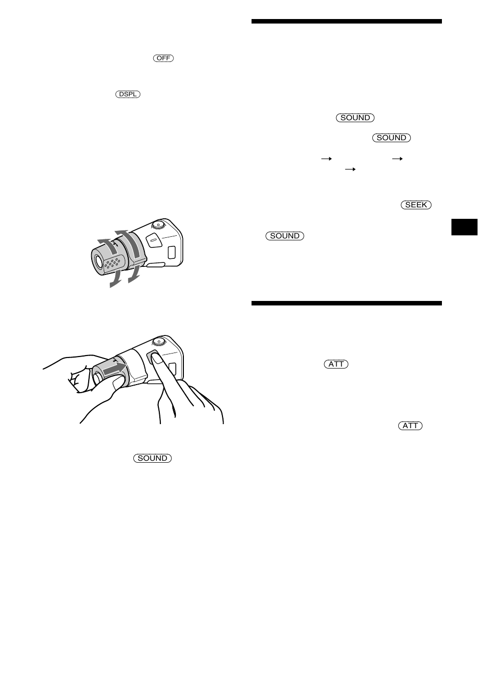 Einstellen der klangeigenschaften, Schnelles dämpfen des tons, Nd 17 | Sony XR-CA630X User Manual | Page 47 / 150