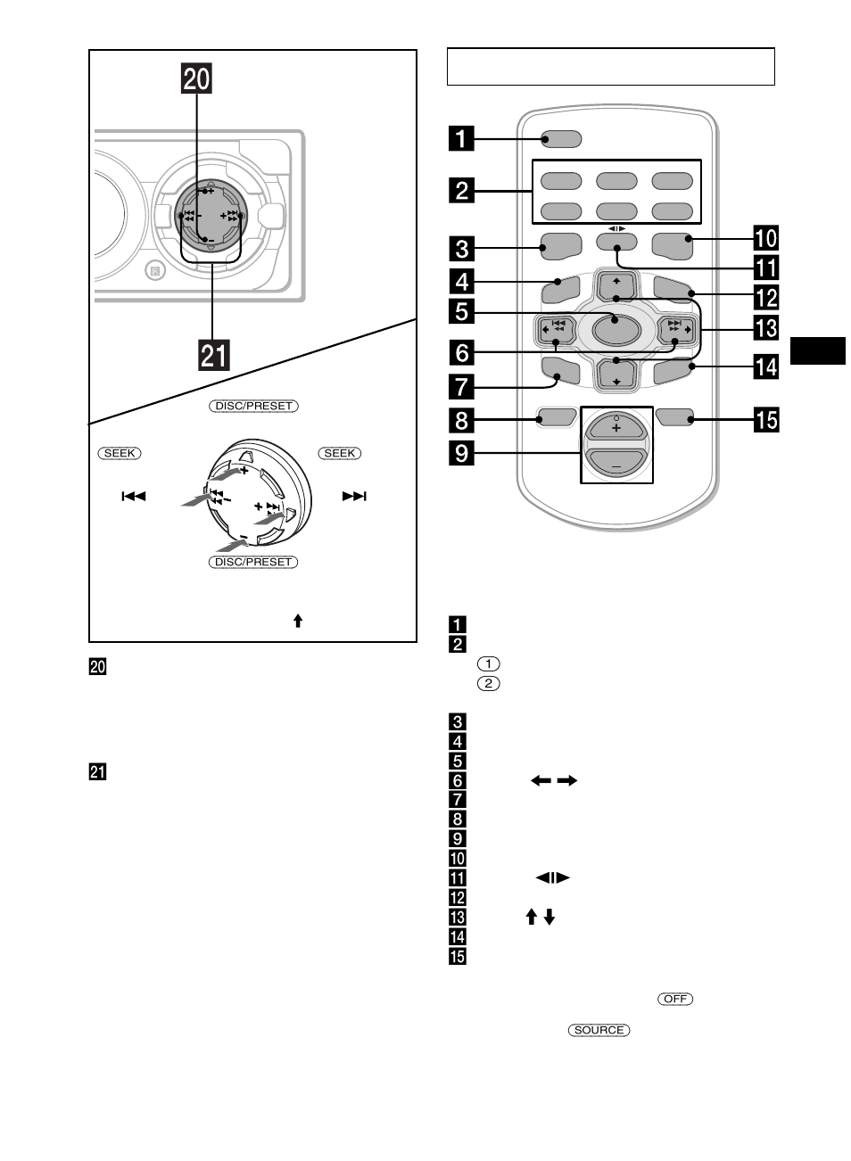 Card remote commander rm-x119, Skip albums, And select a menu | Sony XR-CA630X User Manual | Page 5 / 150