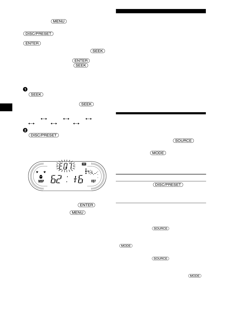 Cd/md-gerät (gesondert erhältlich), Wiedergeben einer cd oder md, Seite 20) | Sony XR-CA630X User Manual | Page 50 / 150