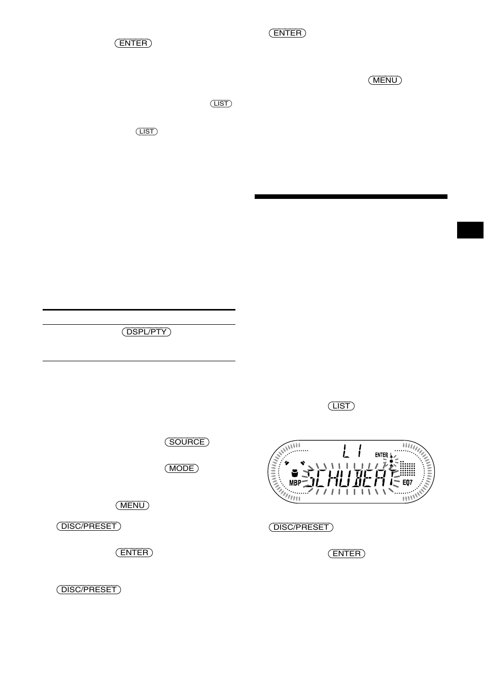 Ansteuern einer cd/md anhand des namens, List-up | Sony XR-CA630X User Manual | Page 53 / 150