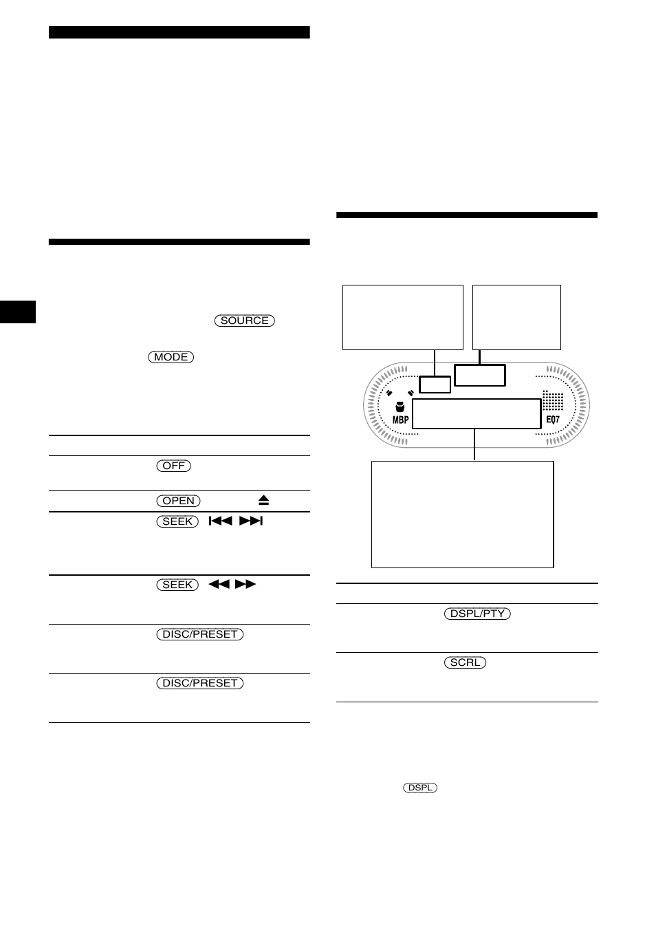 Mp3-fähiges cd-gerät (gesondert erhältlich), Wiedergeben einer mp3- datei, Informationen im display | Sony XR-CA630X User Manual | Page 54 / 150