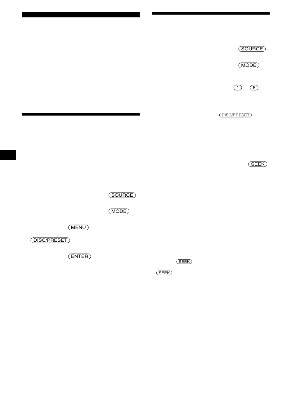 Radio, Mémorisation automatique des stations, Mémorisation des meilleurs accords (btm) | Réception des stations mémorisées | Sony XR-CA630X User Manual | Page 70 / 150