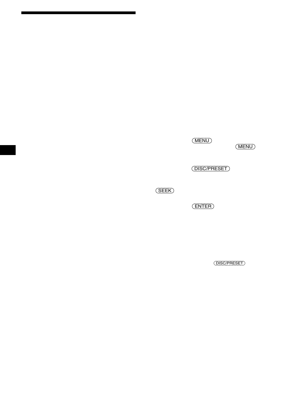 Modification des réglages du son et de l’affichage, Menu, Modification des réglages du son et de | L’affichage — menu | Sony XR-CA630X User Manual | Page 78 / 150