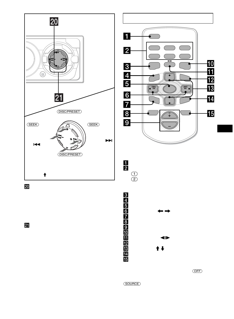 Telecomando a scheda rm-x119, Scorrere gli album, Eselezionare un menu | Sony XR-CA630X User Manual | Page 95 / 150