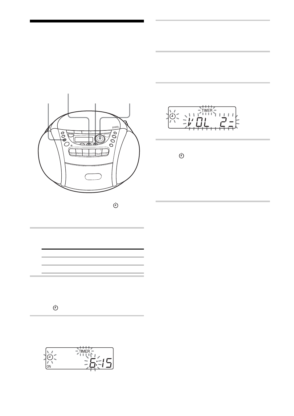 Waking up to music | Sony CFD-E95L User Manual | Page 20 / 68