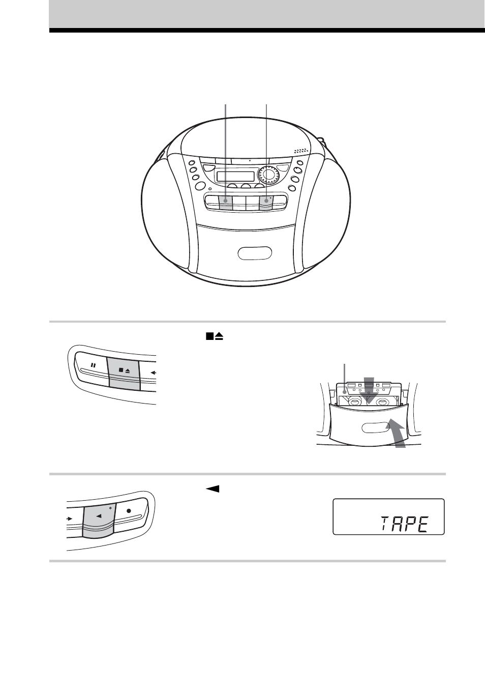 Reproducción de cintas | Sony CFD-E95L User Manual | Page 40 / 68
