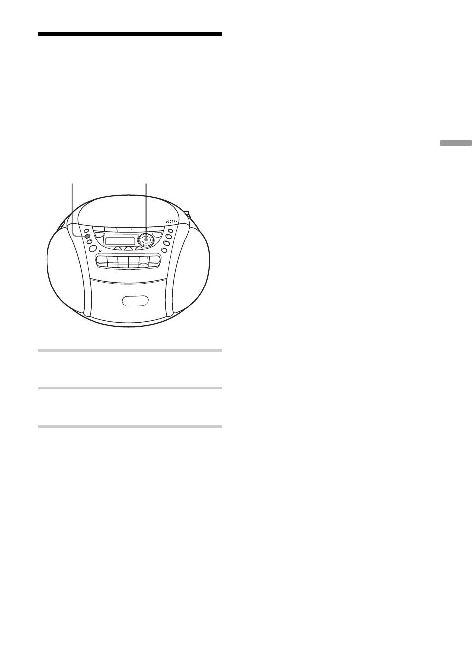 Sintonía de emisoras memorizadas | Sony CFD-E95L User Manual | Page 49 / 68