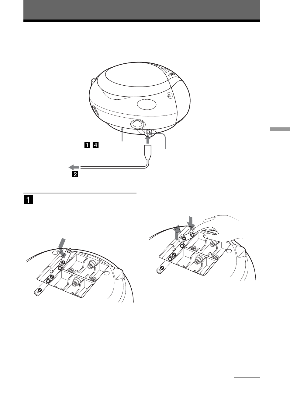 Preparativos, Selección de la fuente de alimentación | Sony CFD-E95L User Manual | Page 55 / 68