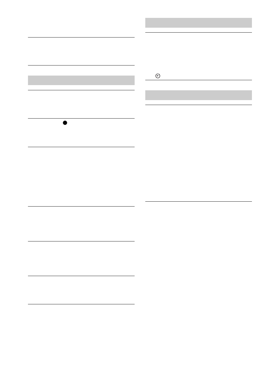 Temporizador, Mando a distancia, Reproductor de cintas | Sony CFD-E95L User Manual | Page 62 / 68