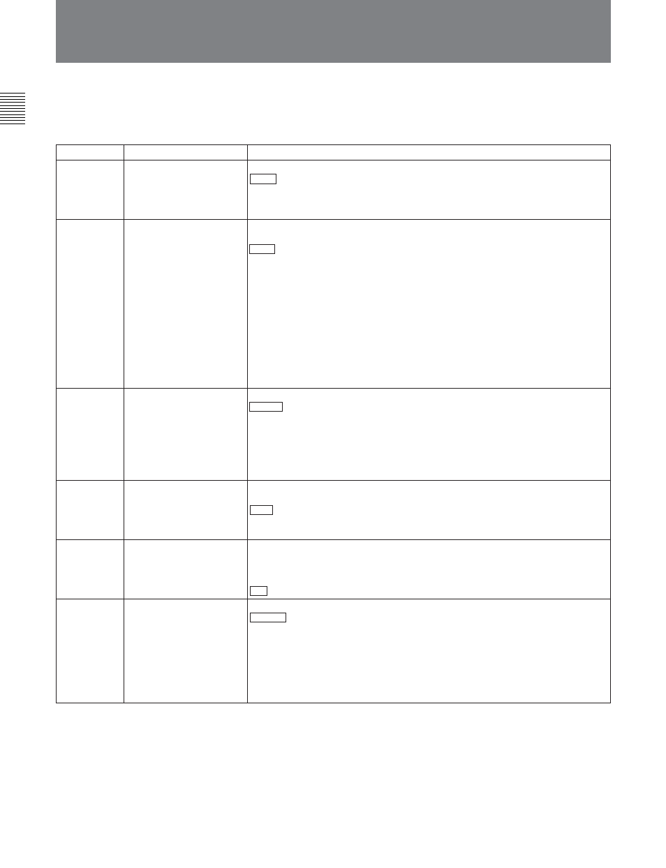 4 items in the extended setup menu | Sony DVW-2000P User Manual | Page 122 / 164
