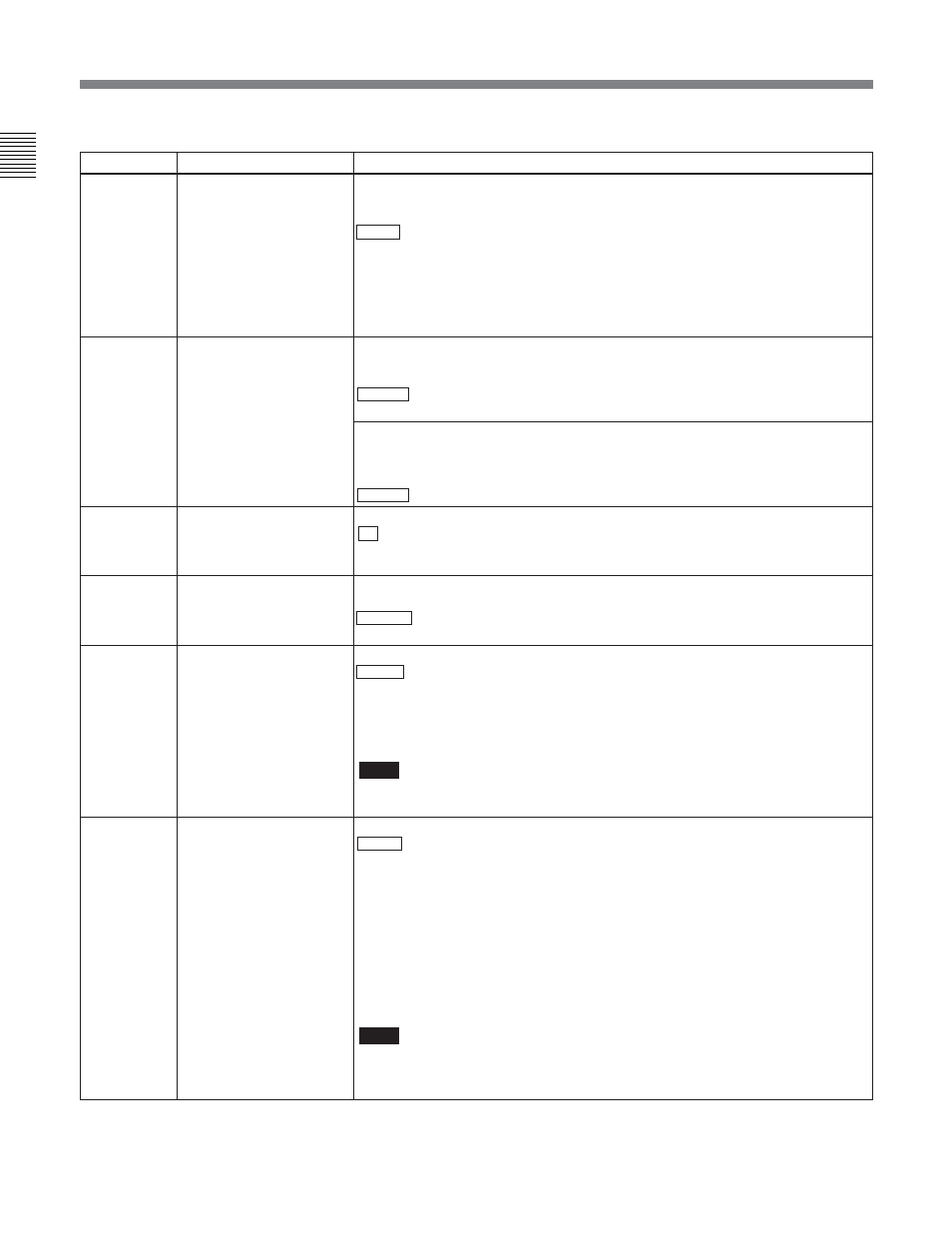 4 items in the extended setup menu | Sony DVW-2000P User Manual | Page 126 / 164
