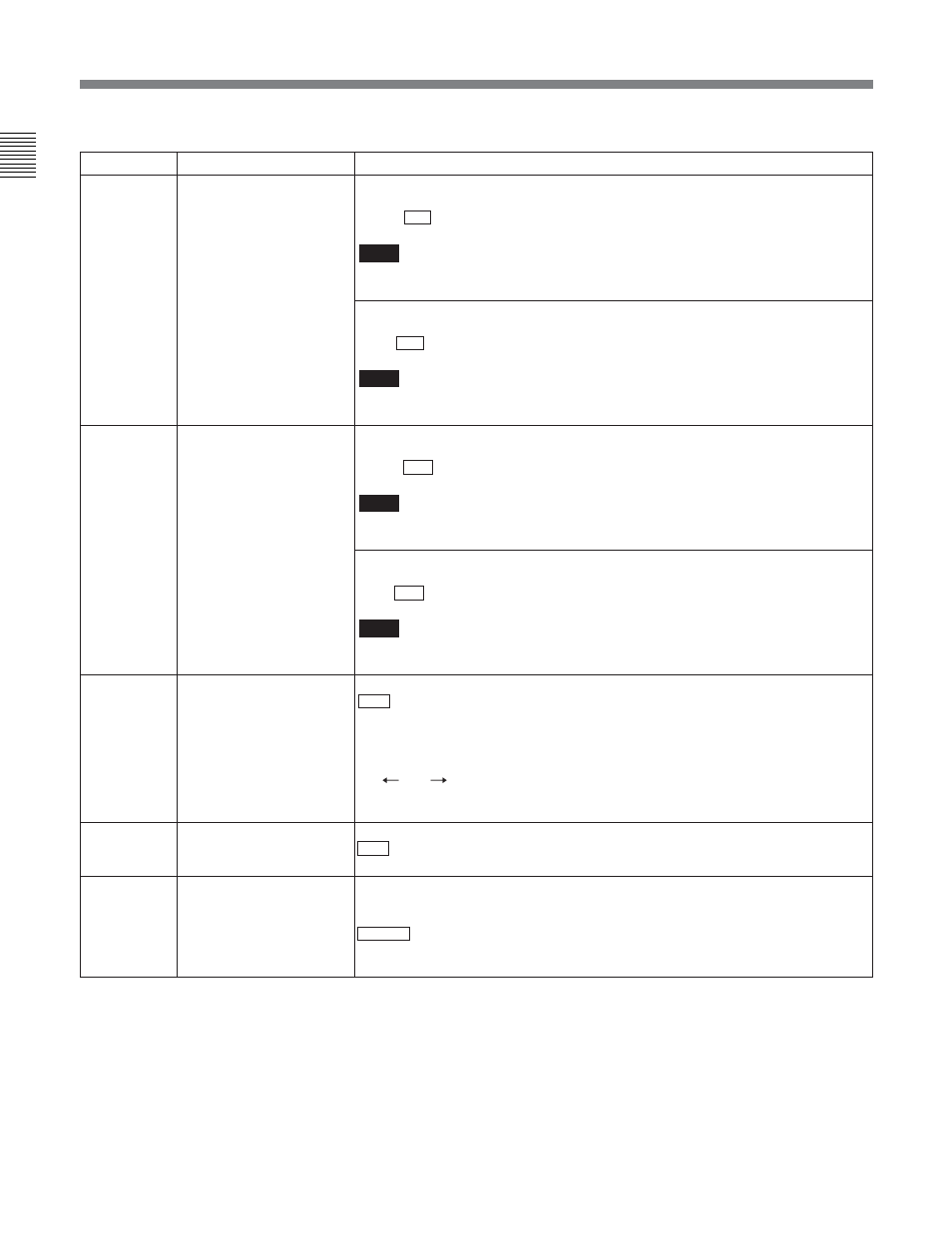 4 items in the extended setup menu | Sony DVW-2000P User Manual | Page 130 / 164
