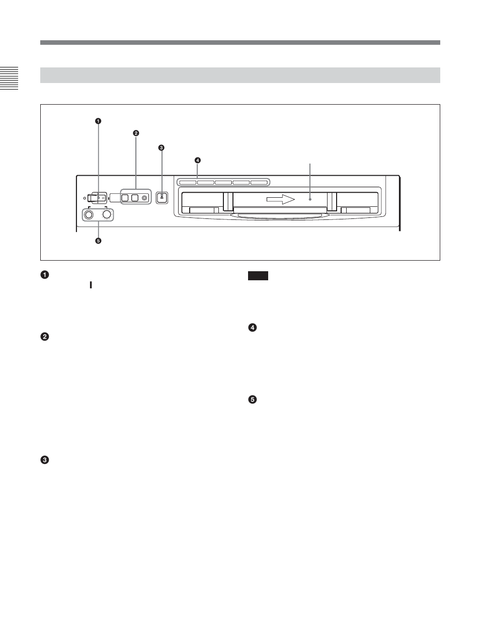 1-1 upper control panel, 1 control panels | Sony DVW-2000P User Manual | Page 16 / 164