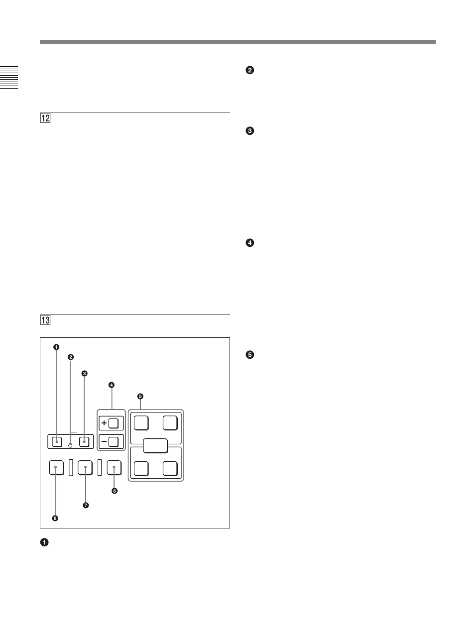 1 control panels, Qs player button and recorder button | Sony DVW-2000P User Manual | Page 26 / 164