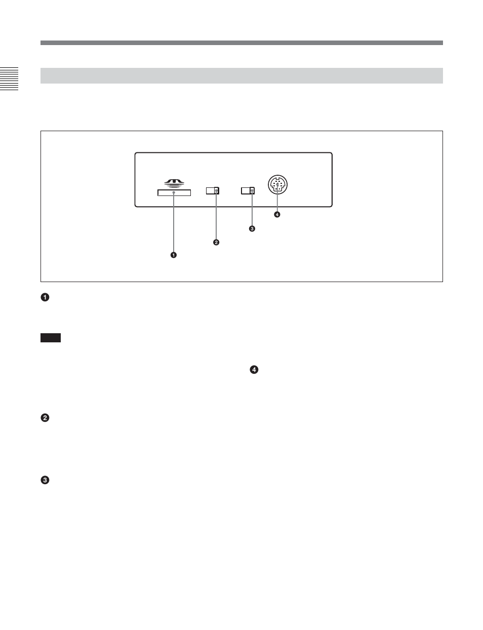 1-3 switch panel, 1 control panels | Sony DVW-2000P User Manual | Page 28 / 164