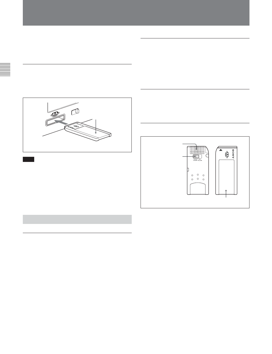 6 using a memory stick, 6-1 notes on memory stick | Sony DVW-2000P User Manual | Page 44 / 164
