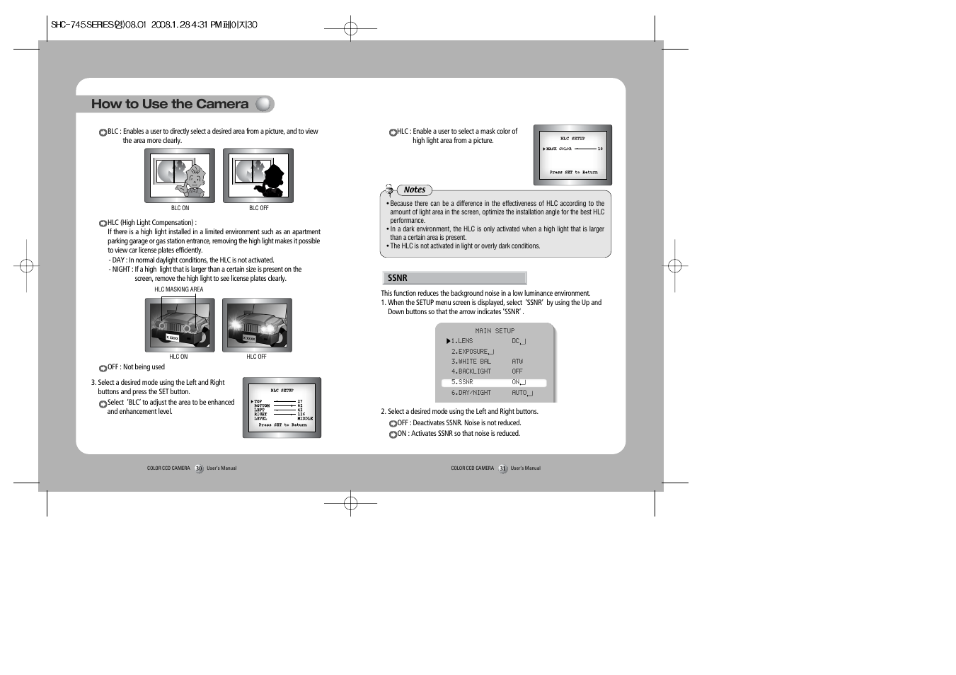 How to use the camera | Sony 560TVL User Manual | Page 16 / 24