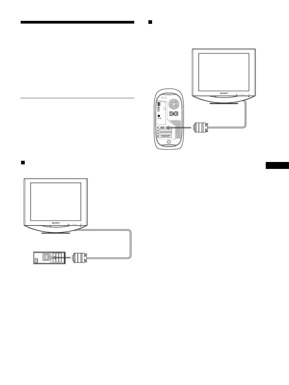 Installation, Steg 1: anslut bildskärmen till datorn, Steg 1 | Sony SDM-HS53 User Manual | Page 140 / 288