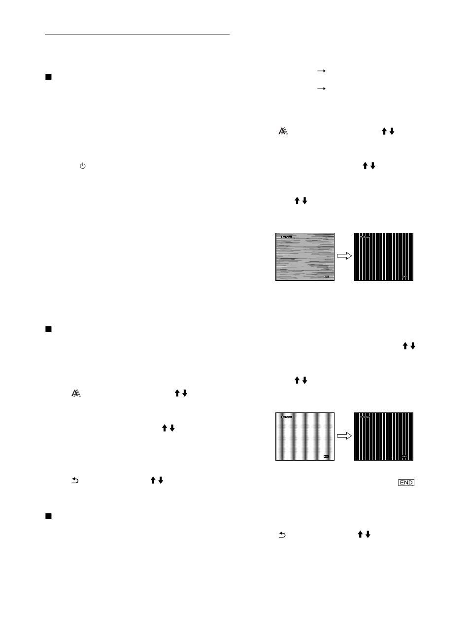 Justera bildens skärpa och centrering (bild), Sid. 12), 12 justera bildens skärpa och centrering (bild) | Sony SDM-HS53 User Manual | Page 145 / 288