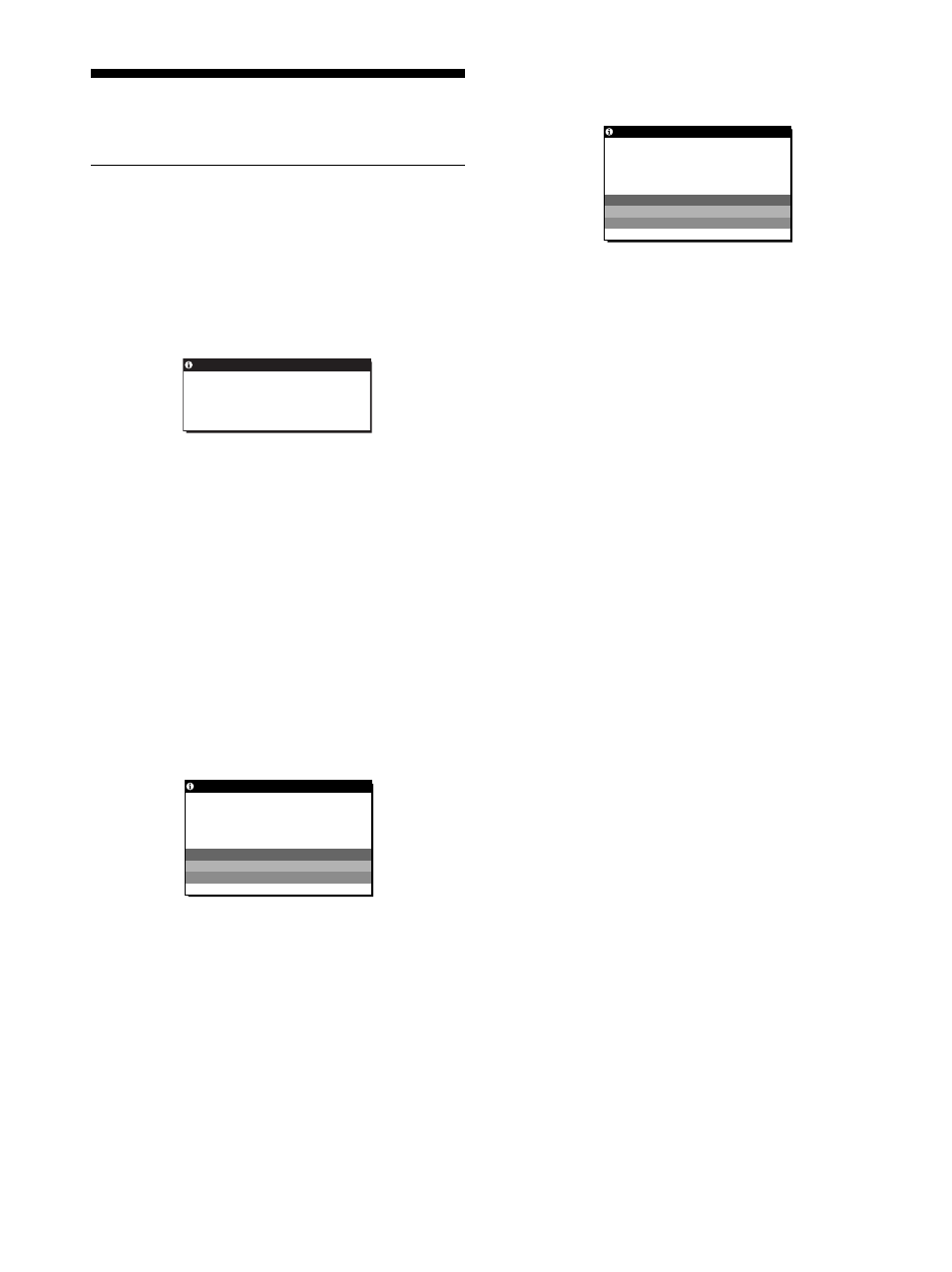 Troubleshooting, On-screen messages | Sony SDM-HS53 User Manual | Page 35 / 288