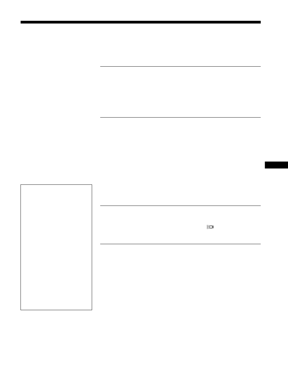 Índice, Configuración, Personalización del monitor | Características técnicas, Solución de problemas | Sony SDM-HS53 User Manual | Page 60 / 288