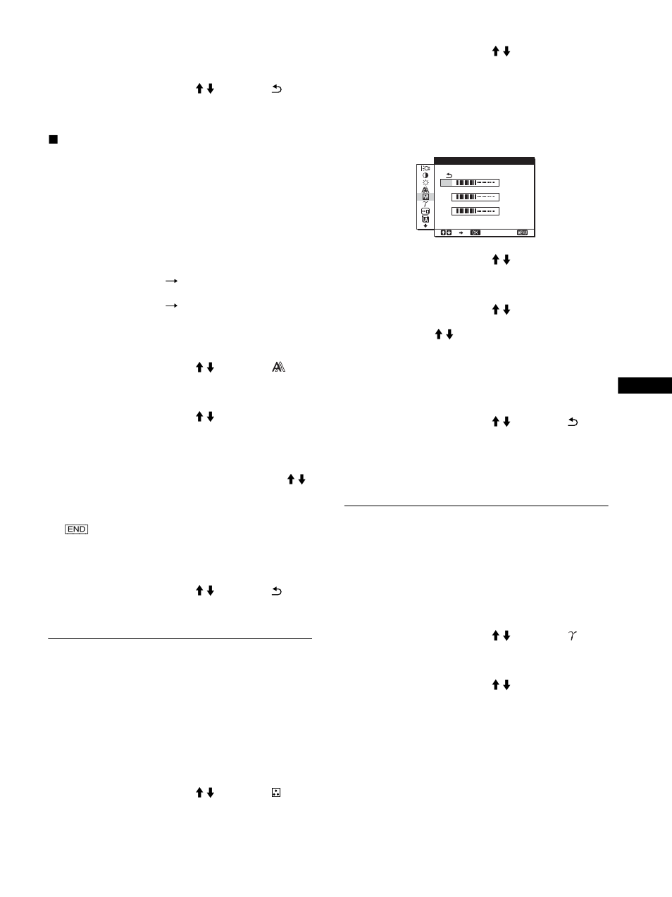 Einstellen der farbtemperatur (farbe), Einstellen des gammamodus (gamma), Farbe | Seite 13 | Sony SDM-HS53 User Manual | Page 89 / 288