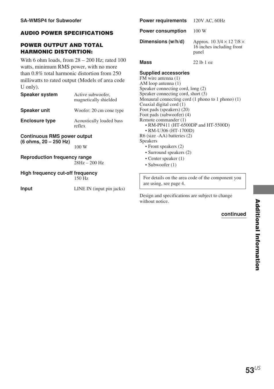 Sony STR-K840P User Manual | Page 53 / 56