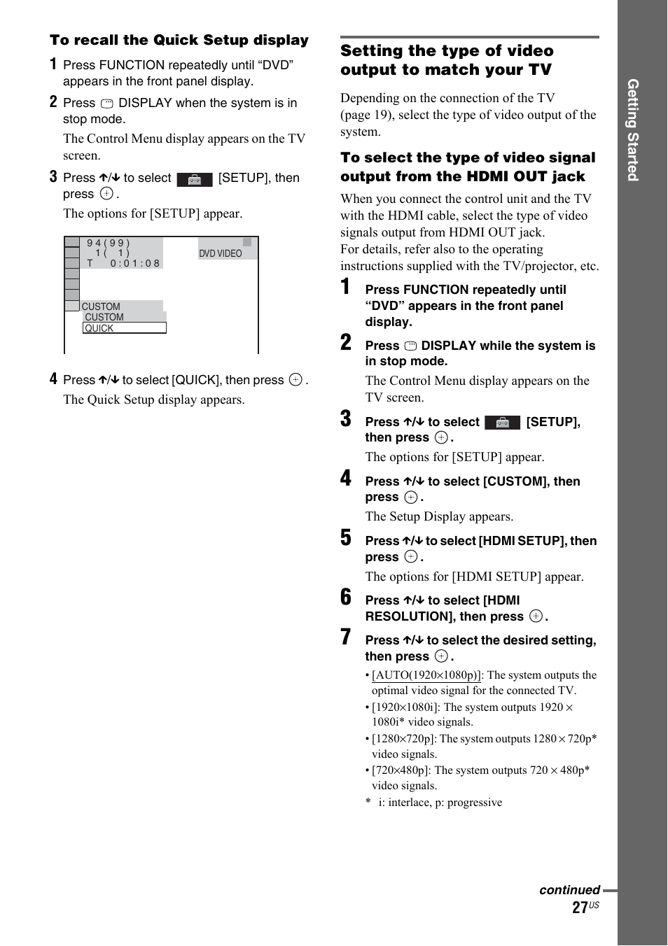 Sony DAV-IS50 User Manual | Page 27 / 115