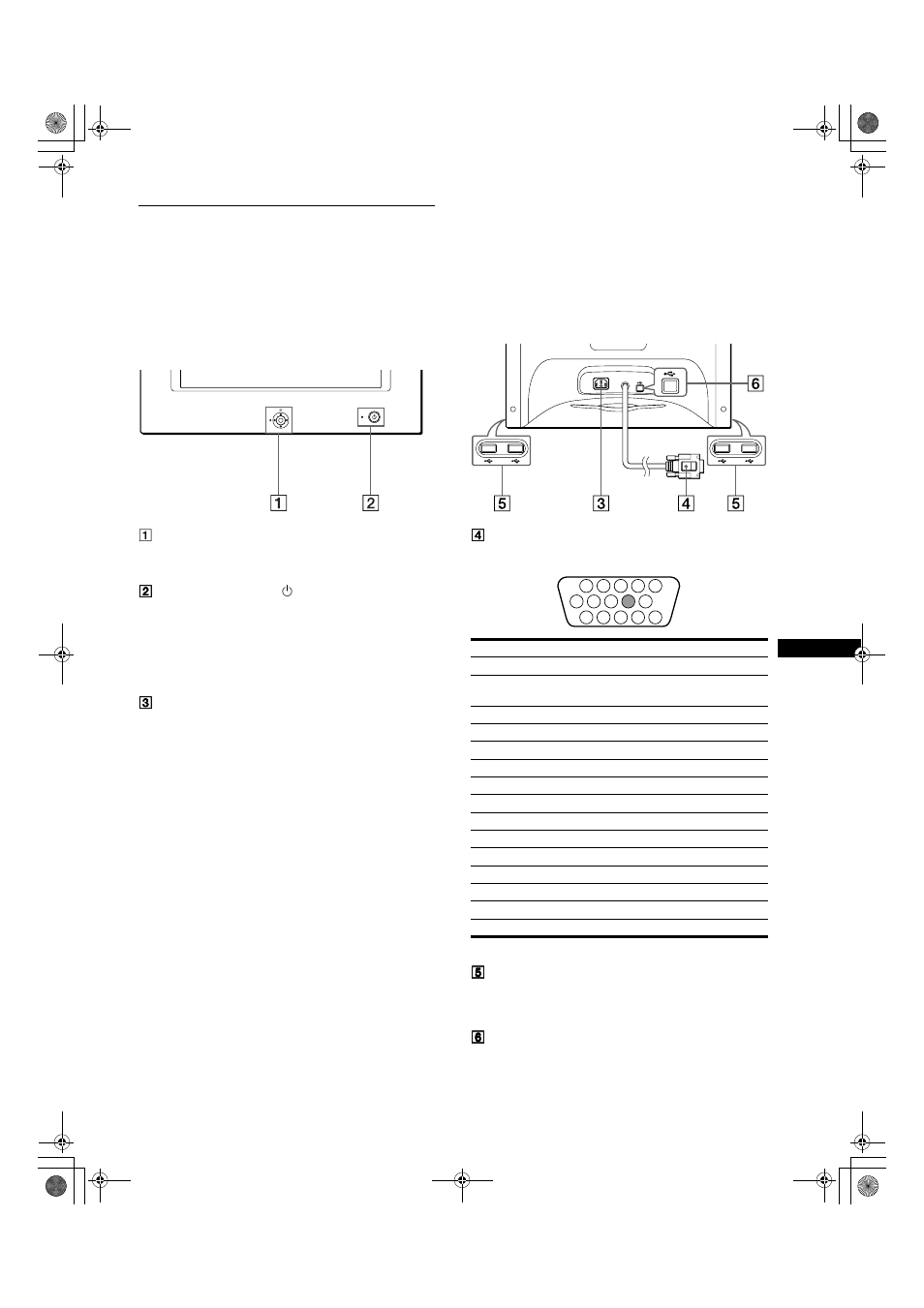 Identificación de los componentes y los controles | Sony HMD-A100 User Manual | Page 33 / 48