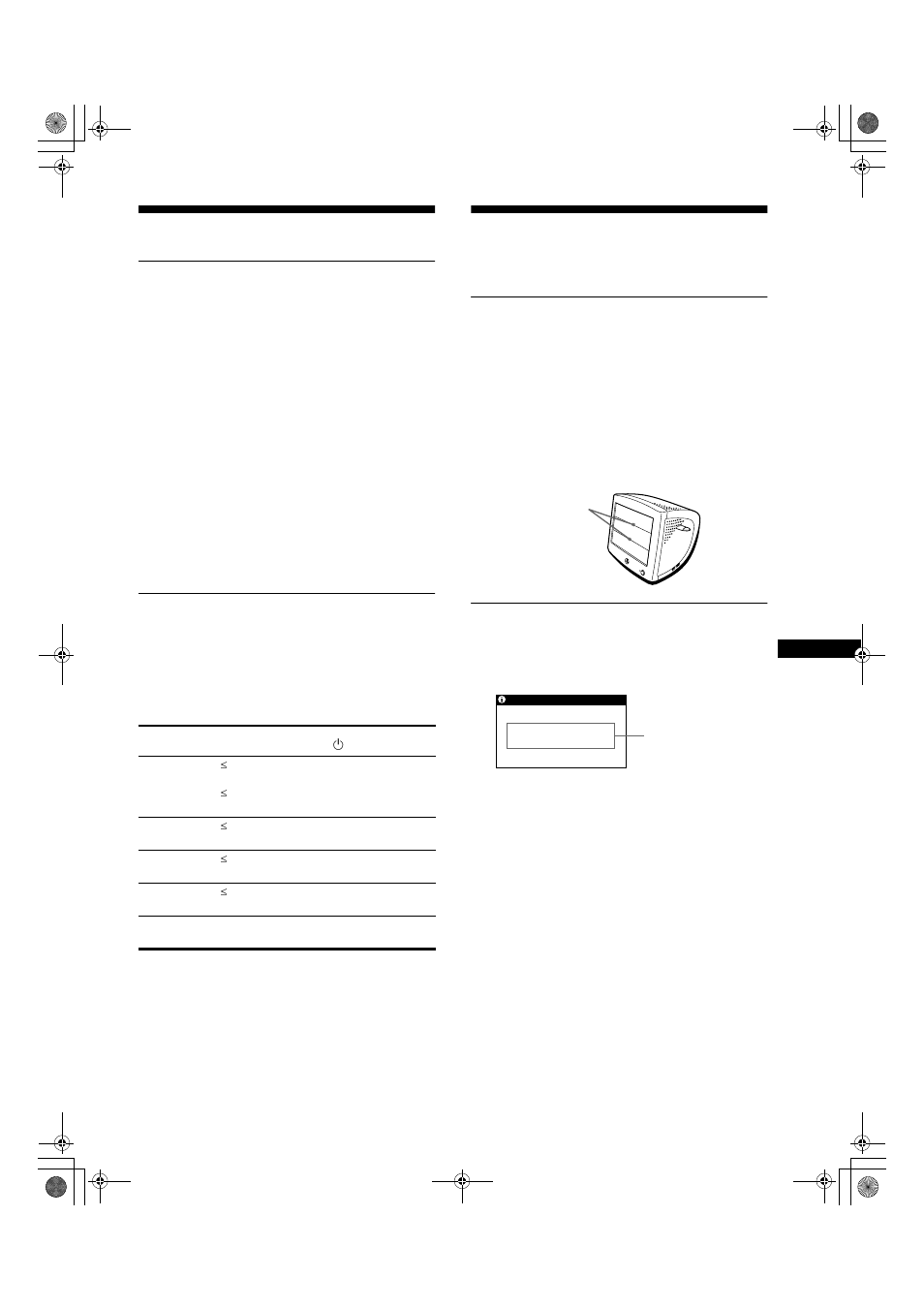 Características técnicas, Solución de problemas, Modos predefinidos y de usuario | Función de ahorro de energía, Mensajes en pantalla | Sony HMD-A100 User Manual | Page 41 / 48