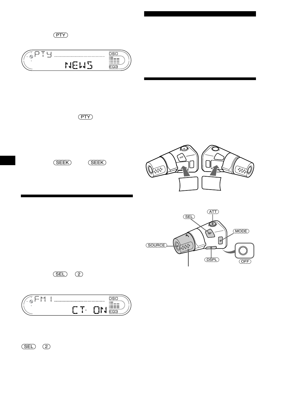 Impostazione automatica dell’orologio, Ct (clock time, ora), Altre funzioni | Uso del telecomando a rotazione | Sony CDX-CA680X User Manual | Page 108 / 148