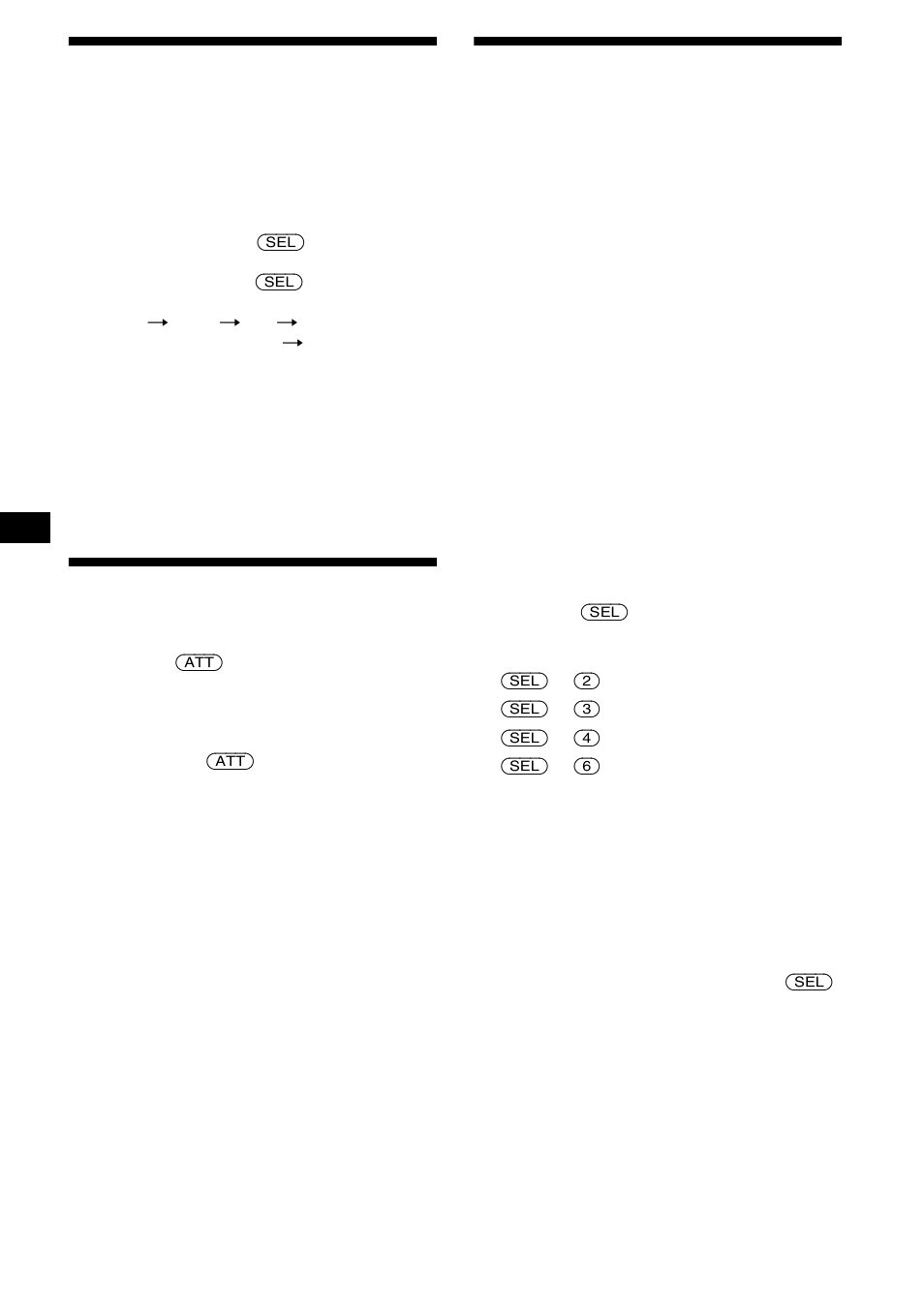 Regolazione del bilanciamento e, Dell’attenuatore, Display — menu | Attenuazione veloce dell’audio | Sony CDX-CA680X User Manual | Page 110 / 148