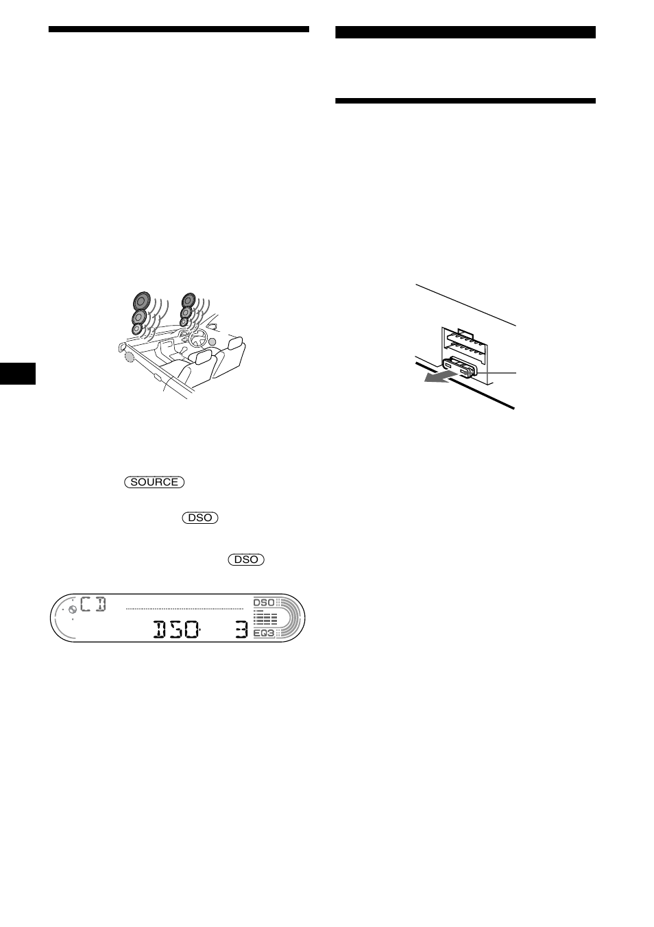 Impostazione della funzione dso, Dynamic soundstage organizer), Informazioni aggiuntive | Manutenzione | Sony CDX-CA680X User Manual | Page 112 / 148