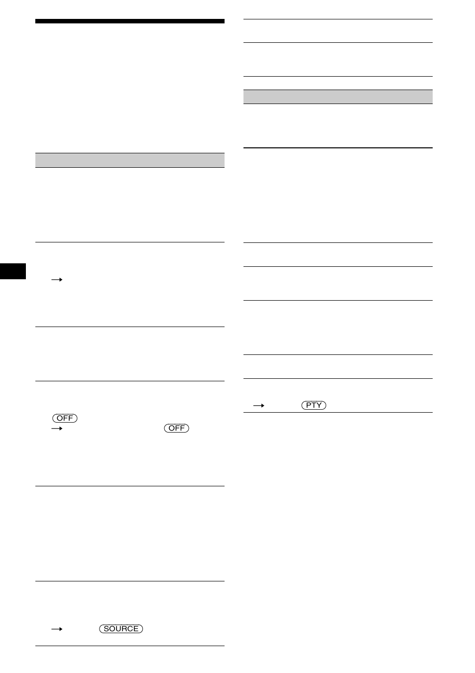 Guida alla soluzione dei problemi, 28 guida alla soluzione dei problemi | Sony CDX-CA680X User Manual | Page 116 / 148