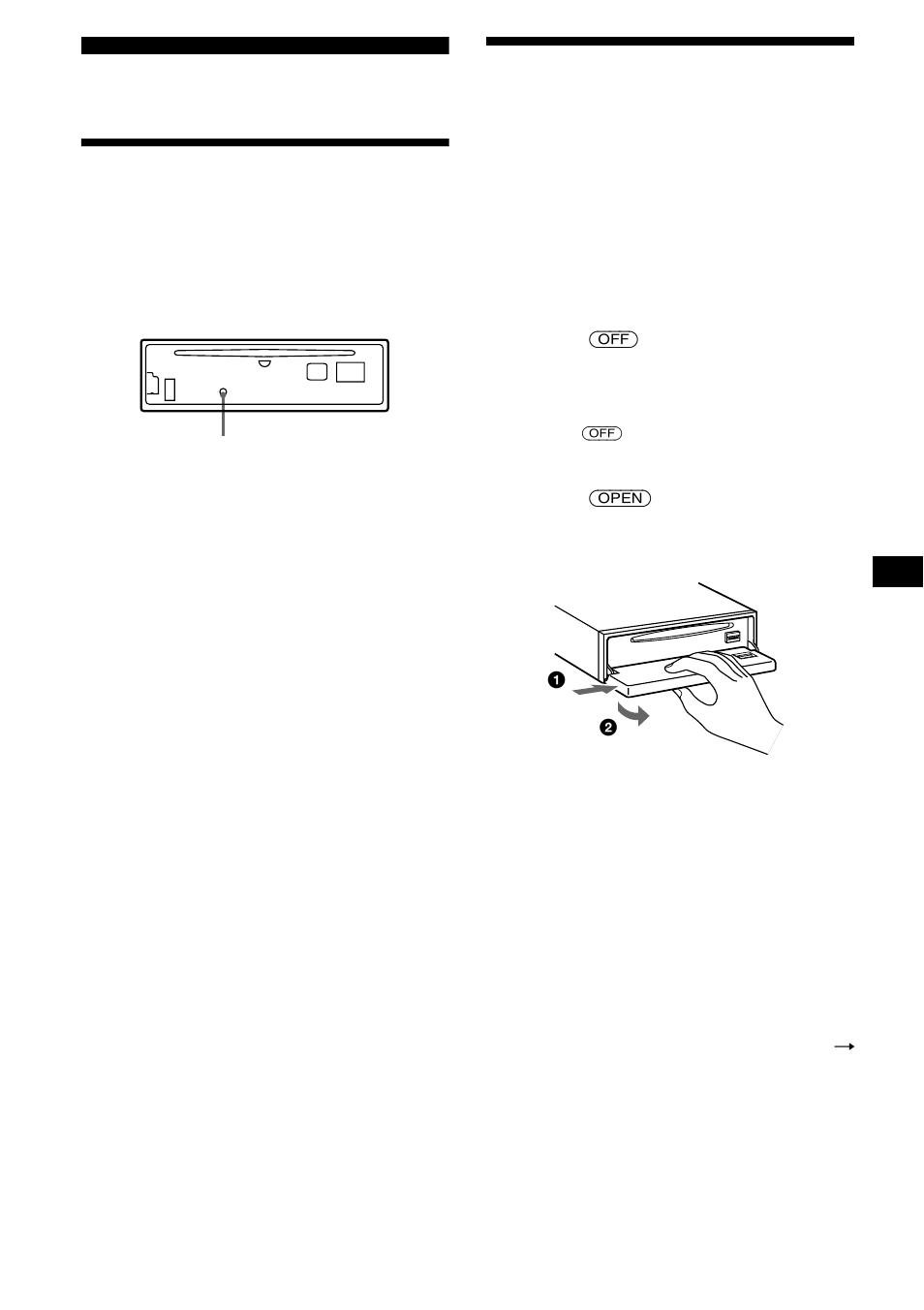 Aan de slag, Instellingen wissen het voorpaneel verwijderen, Instellingen wissen | Het voorpaneel verwijderen | Sony CDX-CA680X User Manual | Page 125 / 148