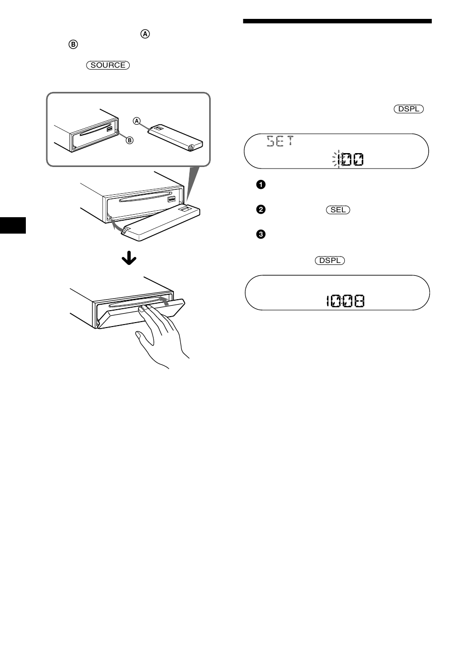 Einstellen der uhr | Sony CDX-CA680X User Manual | Page 36 / 148