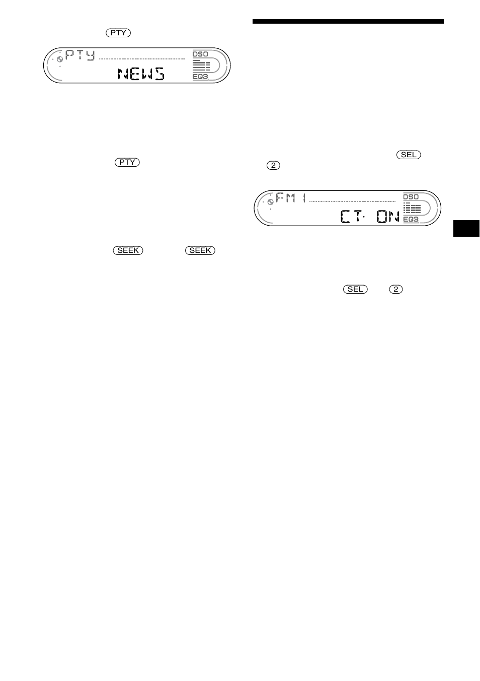 Automatisches einstellen der uhr, Ct (clock time), Seite 21 | Sony CDX-CA680X User Manual | Page 49 / 148