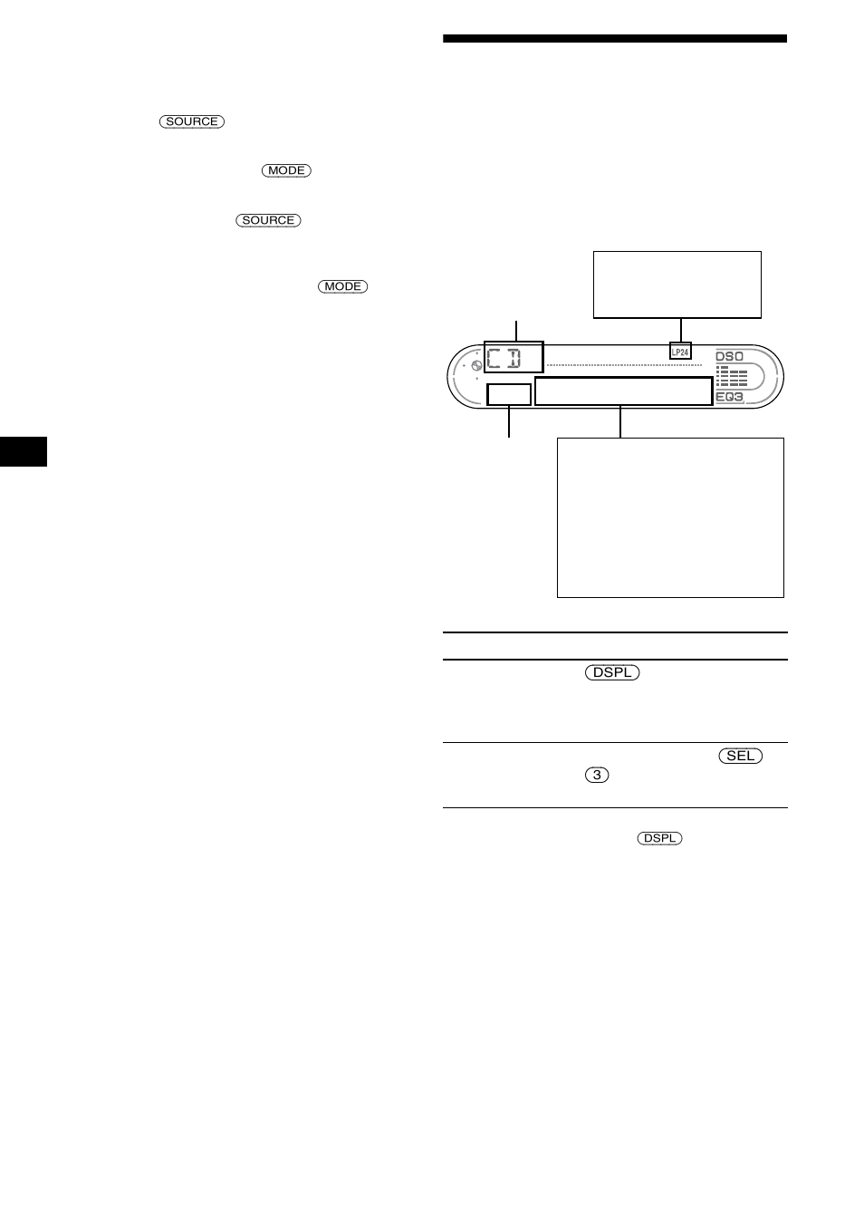 Rubriques d’affichage | Sony CDX-CA680X User Manual | Page 68 / 148