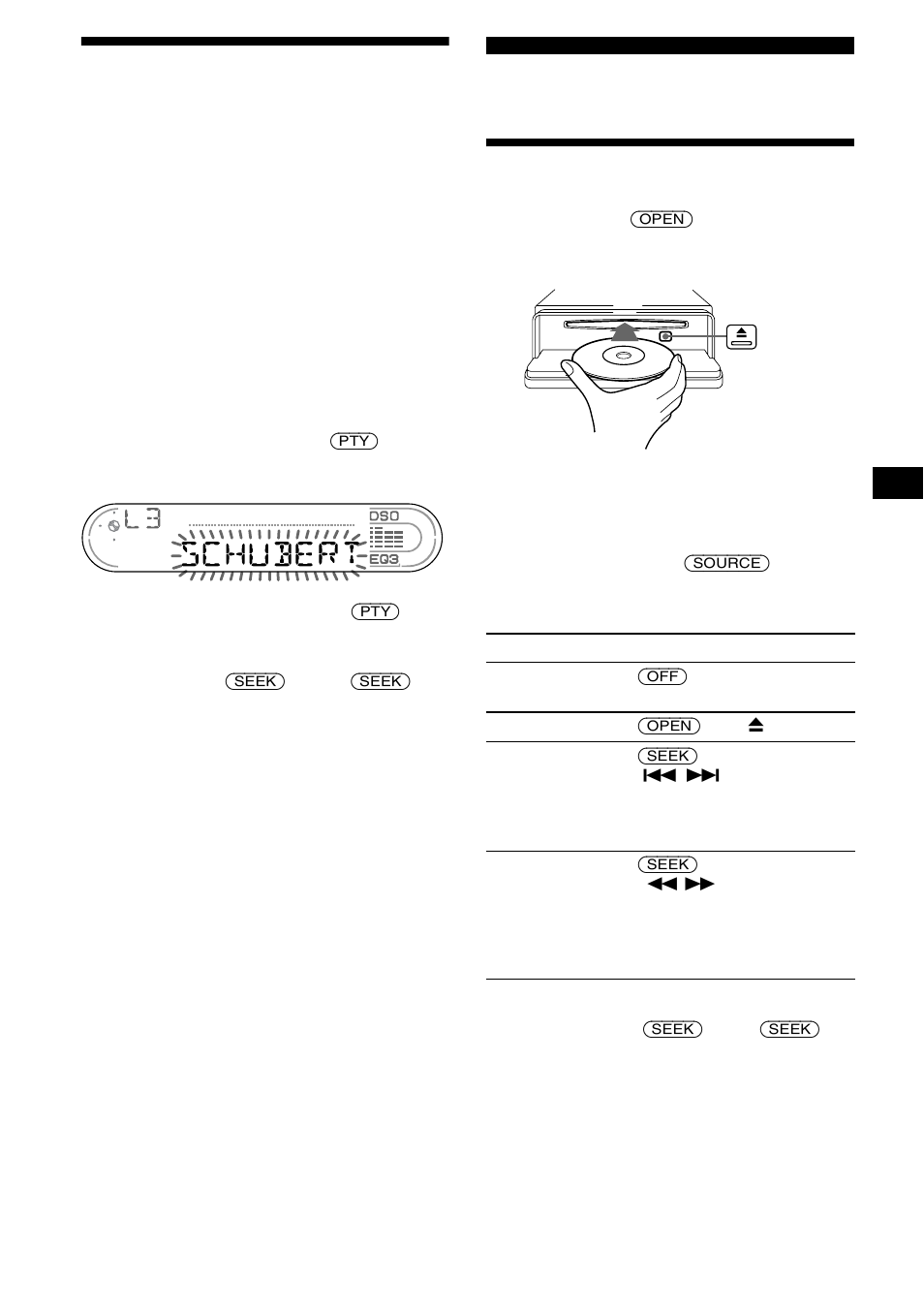 Recherche d’un disque par son nom, Affichage automatique des titres, Lecteur cd (cdx-l580x) | Lecture d’un disque, 13 recherche d’un disque par son nom | Sony CDX-CA680X User Manual | Page 71 / 148