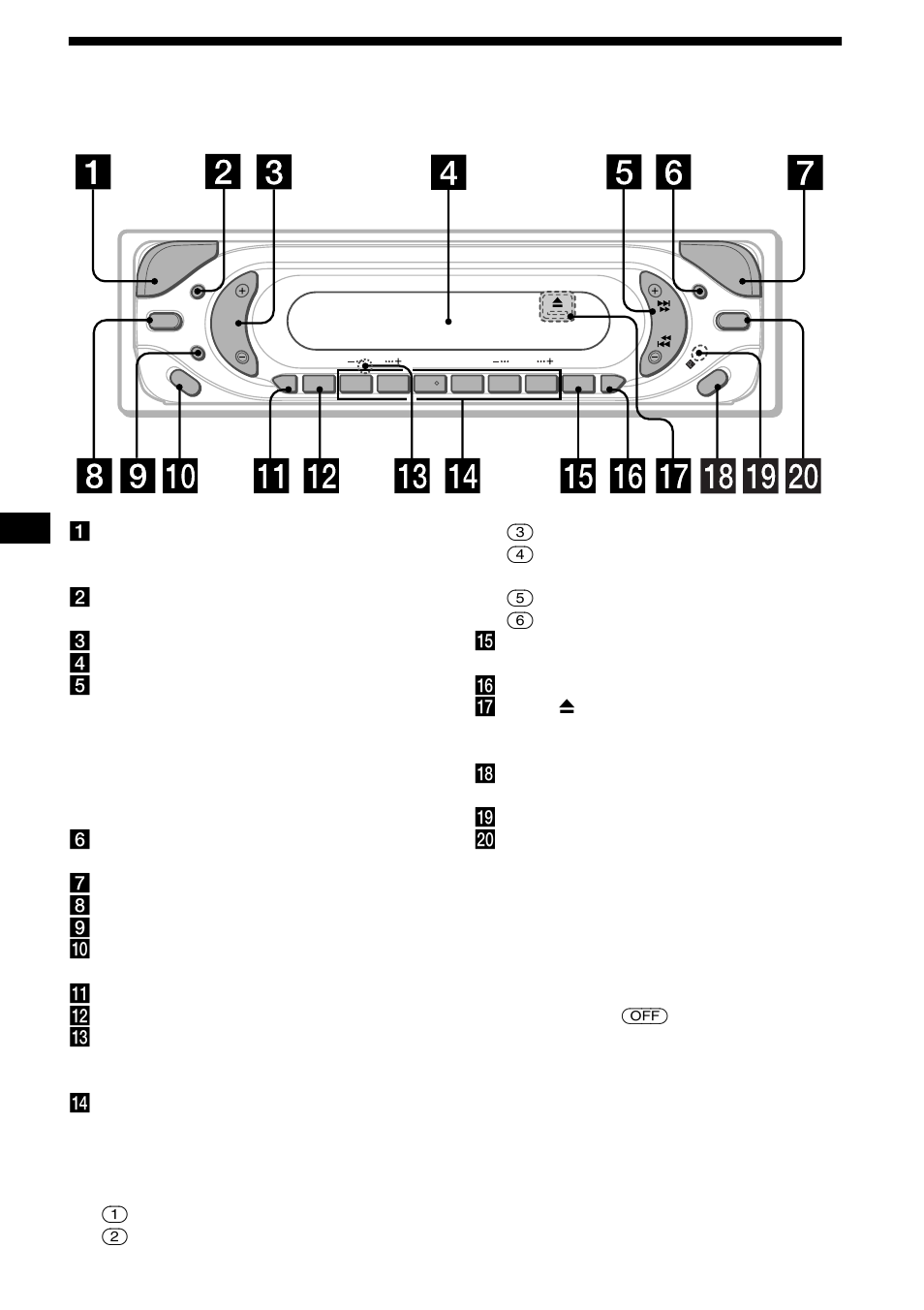 Individuazione dei comandi, 4individuazione dei comandi | Sony CDX-CA680X User Manual | Page 92 / 148