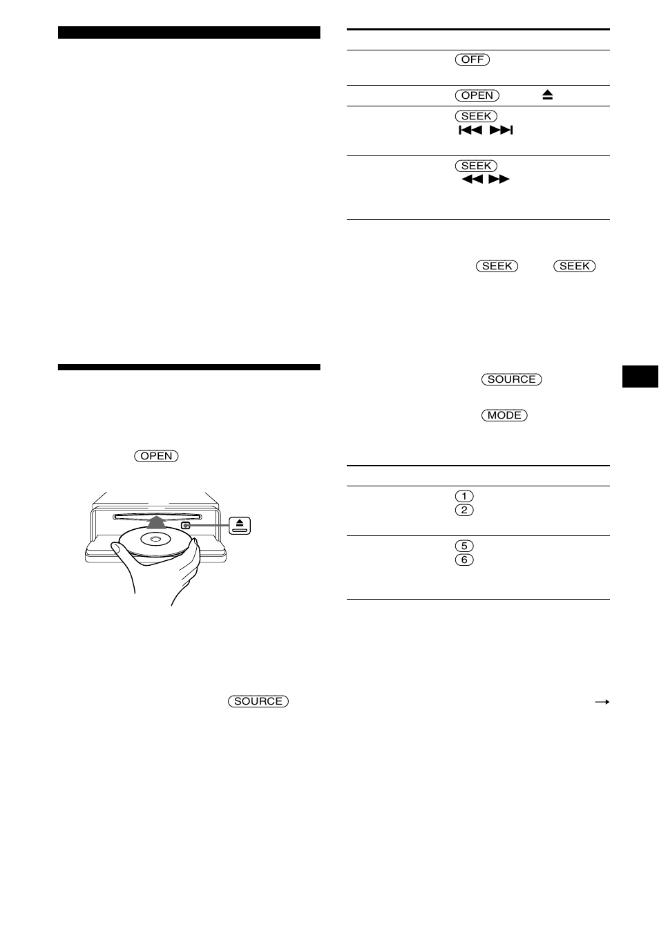 Riproduzione di un disco, Lettore cd unità cd/md (opzionale) (cdx-ca680x) | Sony CDX-CA680X User Manual | Page 97 / 148