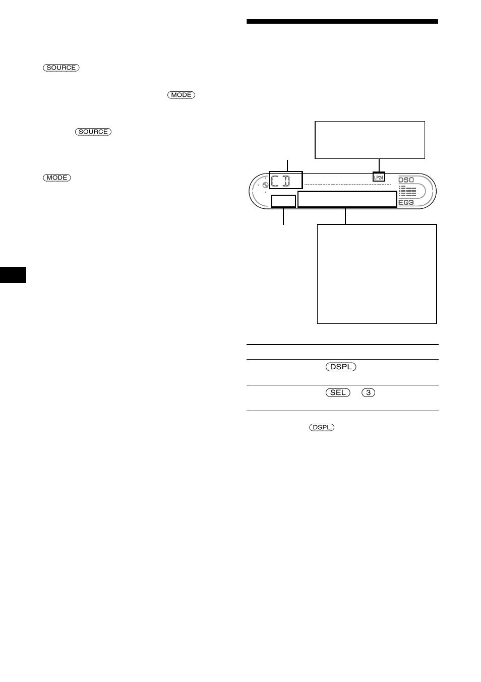 Voci del display | Sony CDX-CA680X User Manual | Page 98 / 148