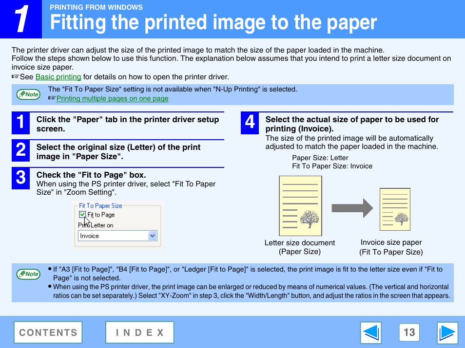 Fitting the printed image to the paper | Sony AR-208S User Manual | Page 276 / 311