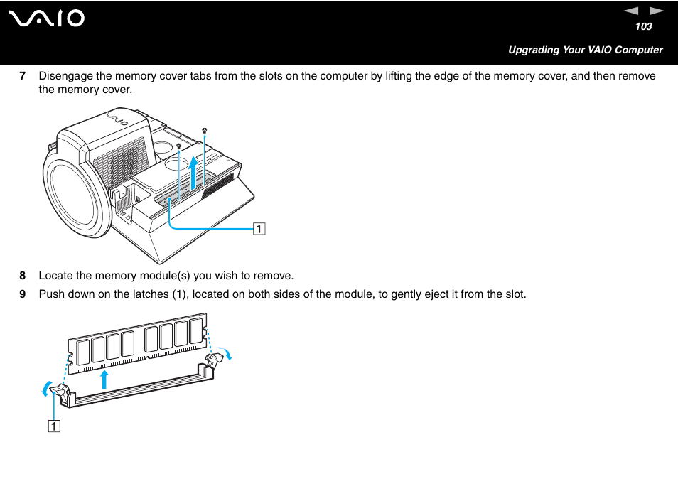 Sony VGC-V User Manual | Page 103 / 158