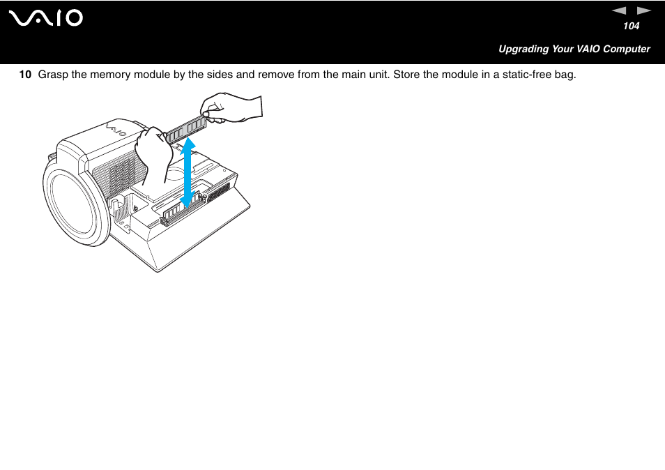 Sony VGC-V User Manual | Page 104 / 158