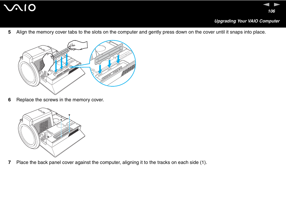 Sony VGC-V User Manual | Page 106 / 158