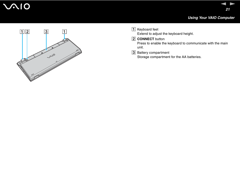 Sony VGC-V User Manual | Page 21 / 158